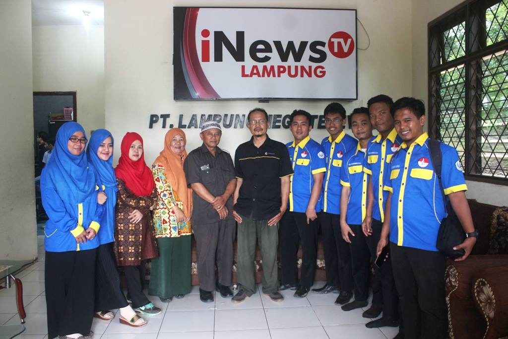 Studi Lingkungan SMK Tri Sukses Jurusan Multimedia Kelas X dan XI di iNews TV Lampung